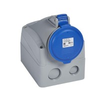 Розетка накладная 32А 230В 3К+Н+З IP44 Leg 555256