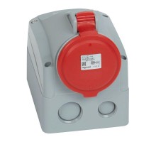 Розетка накладная 32А 380В 3К+Н+З IP44 Leg 090162 Leg 090162