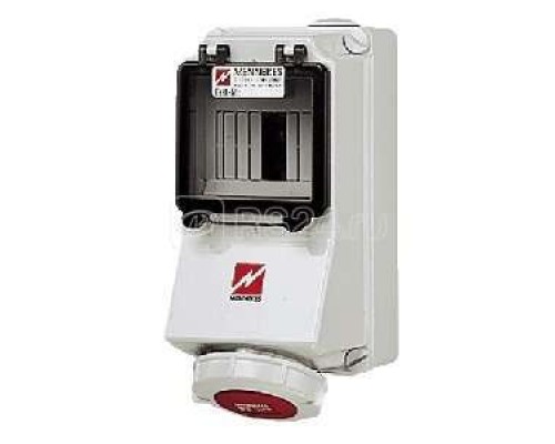 Розетка наружн. уст. 16А 3P+N+E IP67 Mennekes 7130