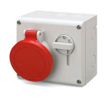 Розетка наружн. уст. 16А 400В 3P+E IP44 DKC DIS5001686