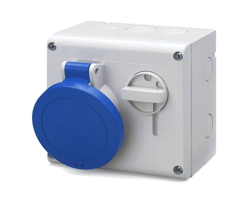 Розетка наружн. уст. 32А 230В 2P+E IP44 DKC DIS5003283