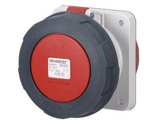 Розетка наружн. уст. 63А 400В 3P+E+N IP67 Mennekes 1128A