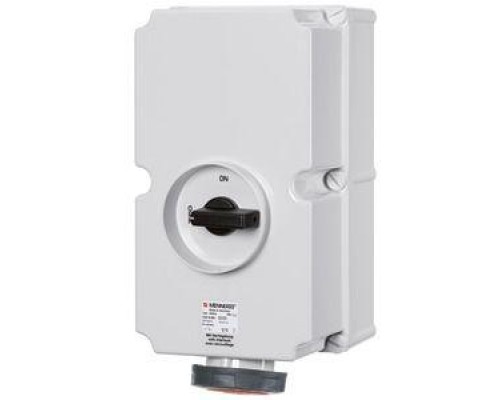 Розетка наружн. уст. Duo 125А 3P+E+N IP67 с мех. блок. Mennekes 5692A