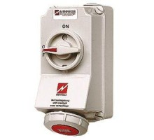 Розетка наружн. уст. Duo 32А 3P+E+N IP67 с мех. блок Mennekes 5608A