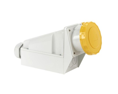 Розетка настенная 125А 3PNE 100-130В винт. IP67 SchE 81189