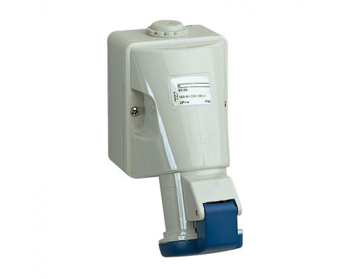 Розетка настенная 16А 3P-E 200-250В винт. IP44 SchE 83105