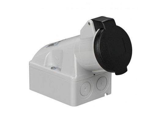 Розетка настенная 16А 3P-E 480-500В винт. IP44 SchE 83111