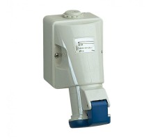 Розетка настенная 16А 3P-N-E 200-250В винт. IP44 SchE 83106