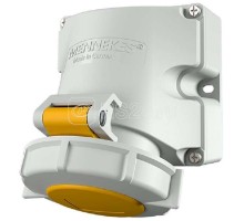 Розетка настенная 16А 3п 4ч 110В IP67 винтовые клеммы внешнее крепление Mennekes 9300
