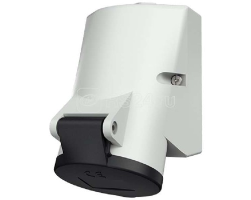 Розетка настенная 16А 4п 7ч 500В IP44 внешнее крепление пружинные клеммы TwinCONTACT Mennekes 1725