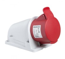 Розетка настенная 16А быстр. IP44 380 SchE PKY16W434