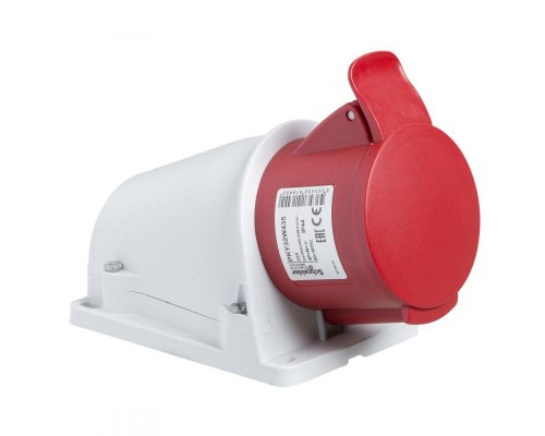 Розетка настенная 16А быстр. IP44 380 SchE PKY16W434