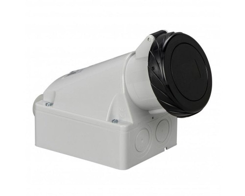 Розетка настенная 32А 3P-N-E 480-500В винт. IP67 SchE 83174