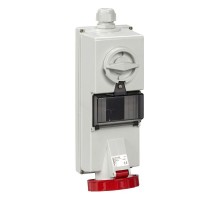 Розетка настенная 32А 4P 400В IP65 SchE 83795