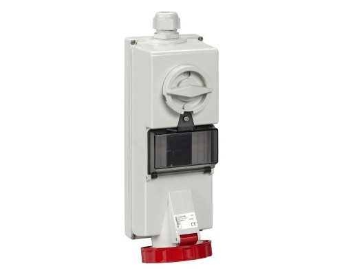 Розетка настенная 32А 4P 400В IP65 SchE 83795