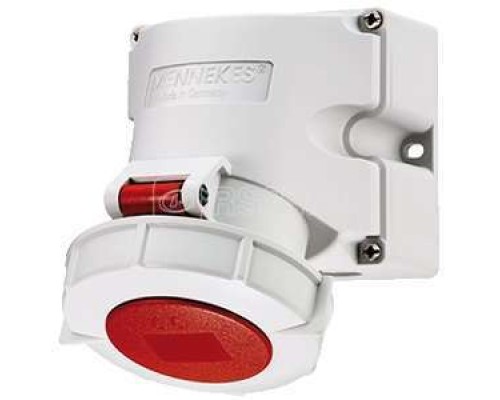 Розетка настенная 5п 16А 400В 6ч IP67 Mennekes 9520