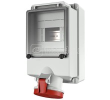 Розетка настенная 63А5п6ч400В винтовое соединение технология X-contact IP44 MENNEKES 7102