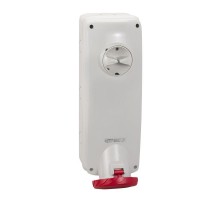 Розетка настенная 63А 3PNE 380-415В IP65 SchE PKB63P535