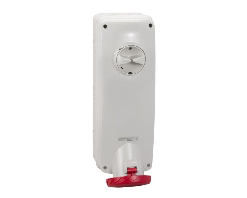 Розетка настенная 63А 3PNE 380-415В IP65 SchE PKB63P535