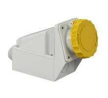 Розетка настенная 63А 3P-E 100-130В винт. IP67 SchE 81176