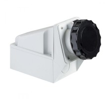 Розетка настенная 63А 3P-N-E 480-500В винт. IP67 SchE 81186