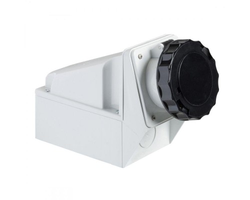 Розетка настенная 63А 3P-N-E 480-500В винт. IP67 SchE 81186