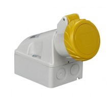 Розетка настенная с коробом 16А 3P 110В винт. IP67 SchE 83151