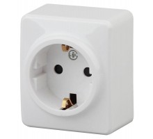 Розетка ОП 11-2203-01 2P+E Schuko 16АХ-250В Эксперт бел. ЭРА Б0020685