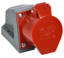 Розетка ОП 16А 380В 3P+PE+N ССИ-115 IP44 ИЭК PSR12-016-5