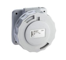 Розетка панельная 16А 2P 20-25 IP67 SchE 82963