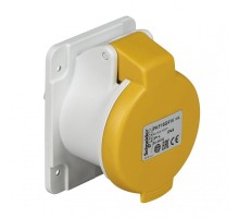Розетка панельная  16А 2P-E 100-130В винт. IP44 SchE PKF16G413