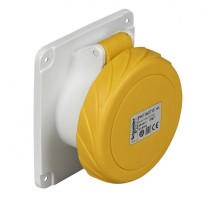 Розетка панельная  16А 2P-E 100-130В винт. IP67 SchE PKF16G713