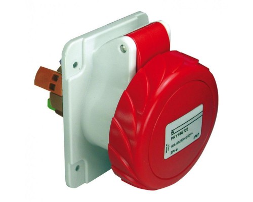 Розетка панельная  16А 2P-E 380-415В быстр. IP67 SchE PKY16G733