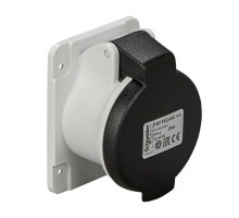 Розетка панельная  16А 3P-E 480-500В винт. IP44 SchE PKF16G444