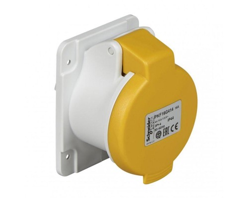 Розетка панельная  16А 3P-N-E 100-130В винт. IP44 SchE PKF16G415