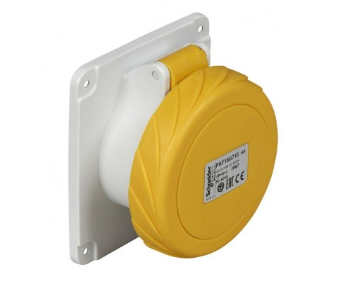 Розетка панельная  16А 3P-N-E 100-130В винт. IP67 SchE PKF16G715