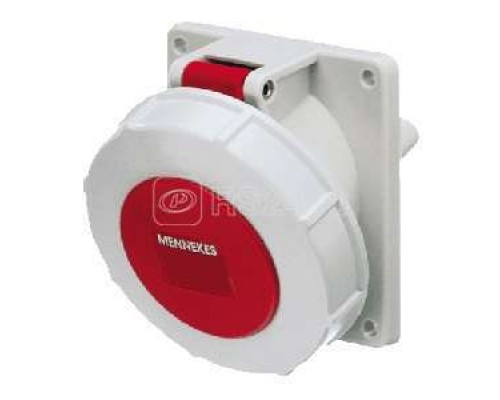 Розетка панельная 16А 5п 6ч 400В IP67 Mennekes 1485