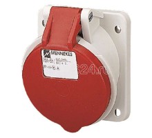 Розетка панельная 16А 5п 6ч 400В Mennekes 3744