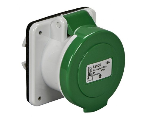 Розетка панельная 20-25В 2P 100-200Гц IP44 SchE 82905