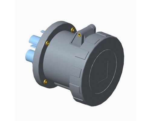 Розетка панельная 2125RU1W 125А 2P+E 1ч с прямым унифицир. фланцем IP67 ABB 2CMA167134R1000