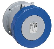 Розетка панельная 2125RU6W 125А 2P+E 6ч с прямым унифицир. фланцем IP67 ABB 2CMA167133R1000