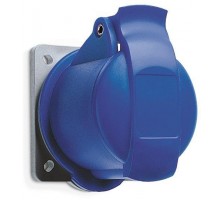 Розетка панельная 216R6 16А 2P+E с прямым миним. фланцем IP44 ABB 2CMA193146R1000