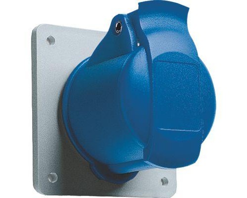 Розетка панельная 216RU4 16А 2P+E 4ч с прямым унифицир. фланцем IP44 ABB 2CMA193169R1000