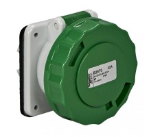 Розетка панельная 32А 3P 40-50В 401/500Гц IP67 SchE 82976