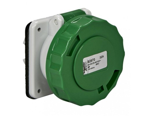 Розетка панельная 32А 3P 40-50В 401/500Гц IP67 SchE 82976