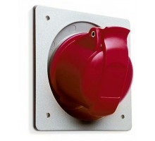 Розетка панельная 32А 3P+N+E с угловым унифицир. фланцем IP44 ABB 2CMA193283R1000