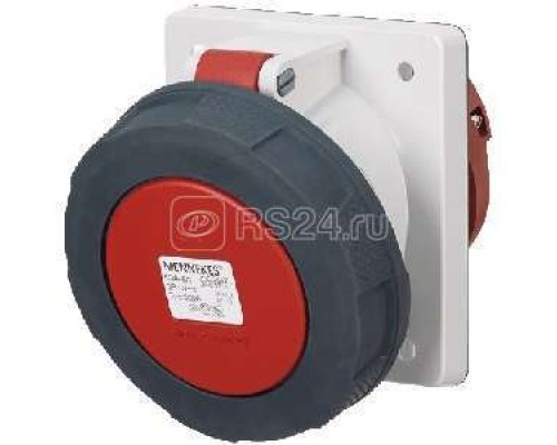 Розетка панельная 5п 63А 400В IP67 Mennekes 209A