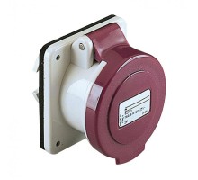 Розетка панельная прямая STRT 16А 3P 25В быстр. IP44 SchE 82902