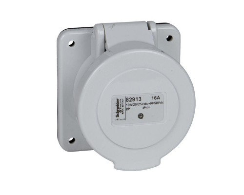 Розетка панельная прямая STRT 16А 3P 50В быстр. IP44 SchE 82904