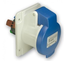 Розетка панельная Р 16А 3P-E 200-250В быстр. IP44 SchE PKY16G424